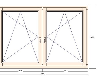 Holzfenster